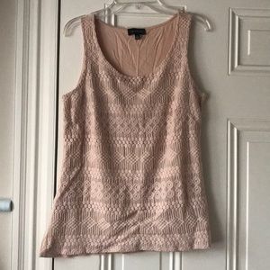 Peach patterned top